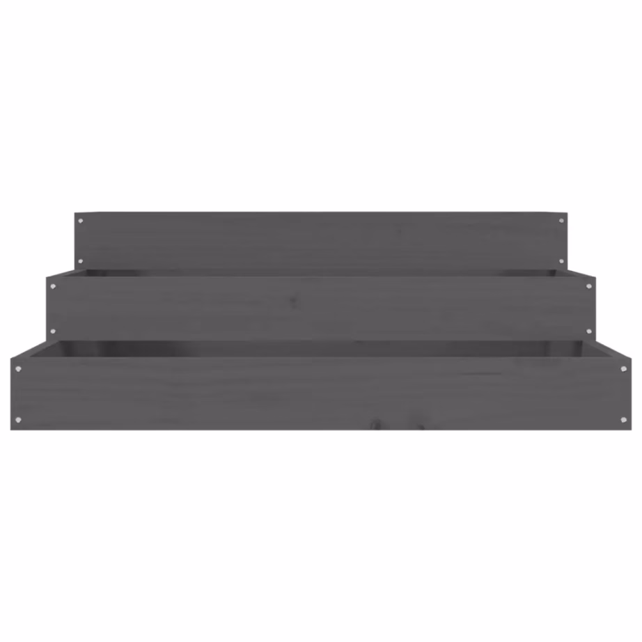 Astmeline taimekast, hall männipuidust, 78 x 78 x 27 cm – 4