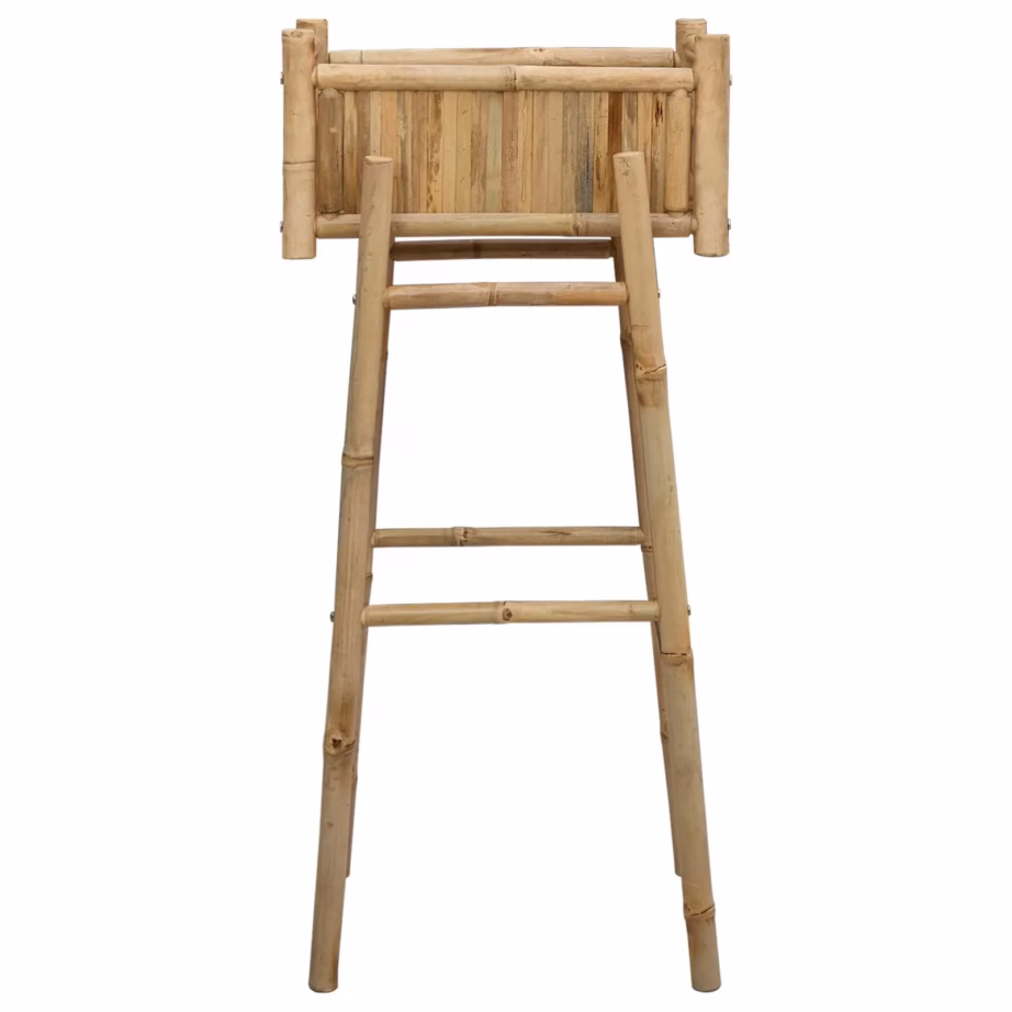 Bambusest aia lillepott alusega, neutraalne, 50 x 38 x 114 cm – 4