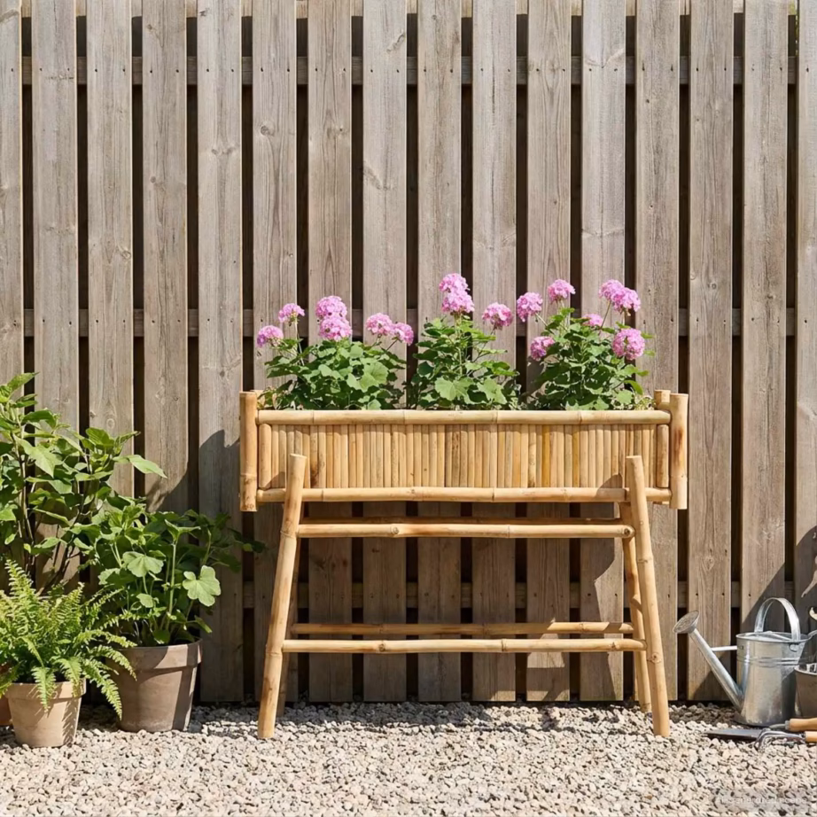 Bambusest aiapott istutusresti ja hoidjaga, neutraalne, 100 x 38 x 74 cm – 3