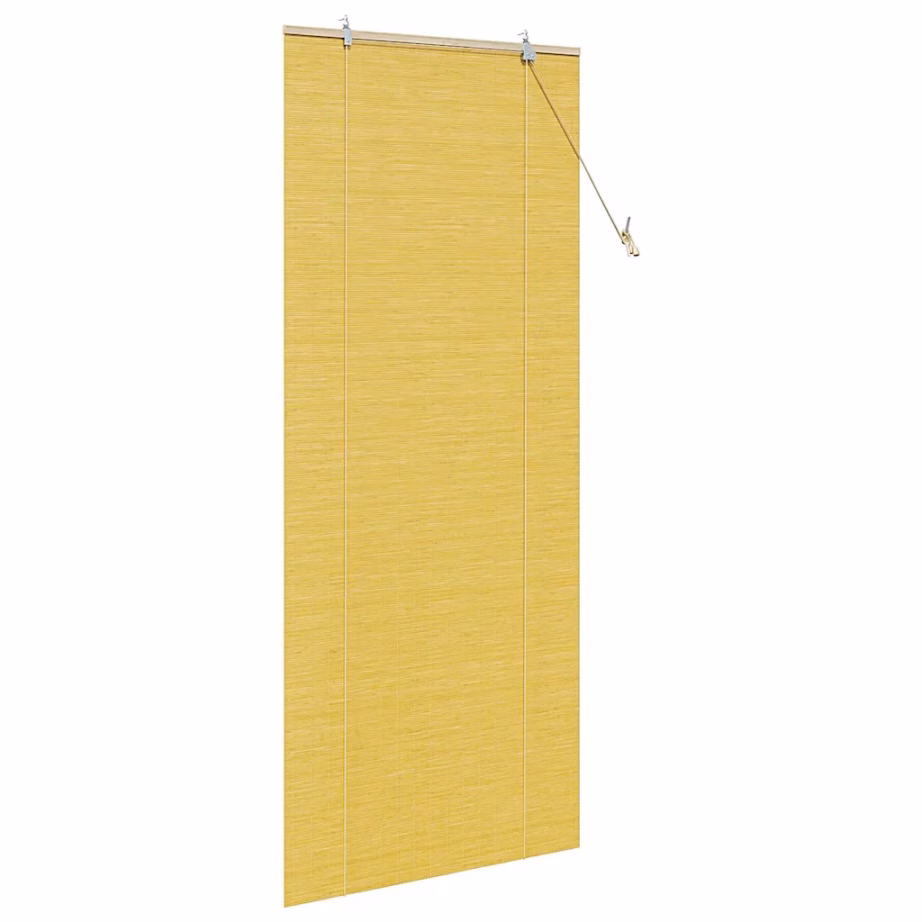 Bambusest rulookardin UV-kaitsega, kollane, 80 x 220 cm – 4
