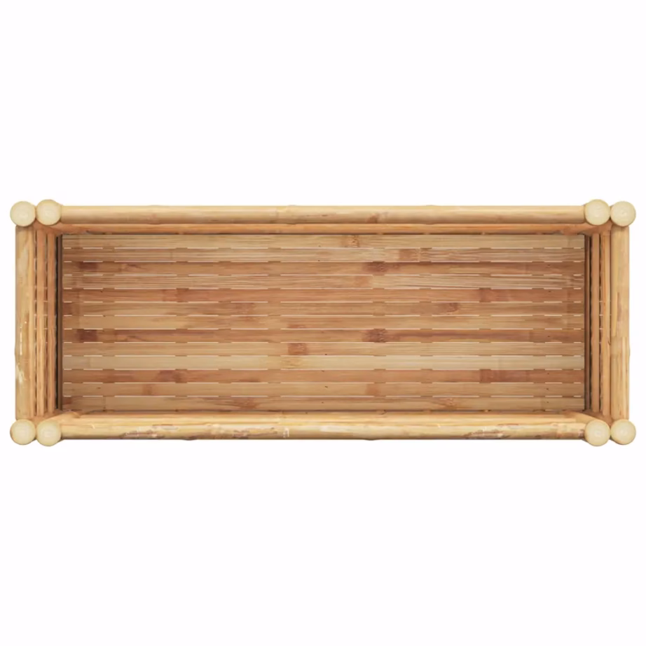 Kõrge bambusest istutuspeenar, pruun, 90 x 35 x 70 cm – 8