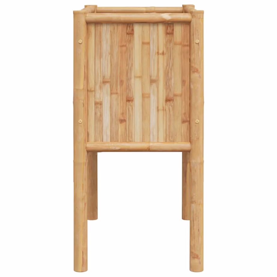 Bambusest kõrge peenar, pruun, 70 x 35 x 70 cm – 7