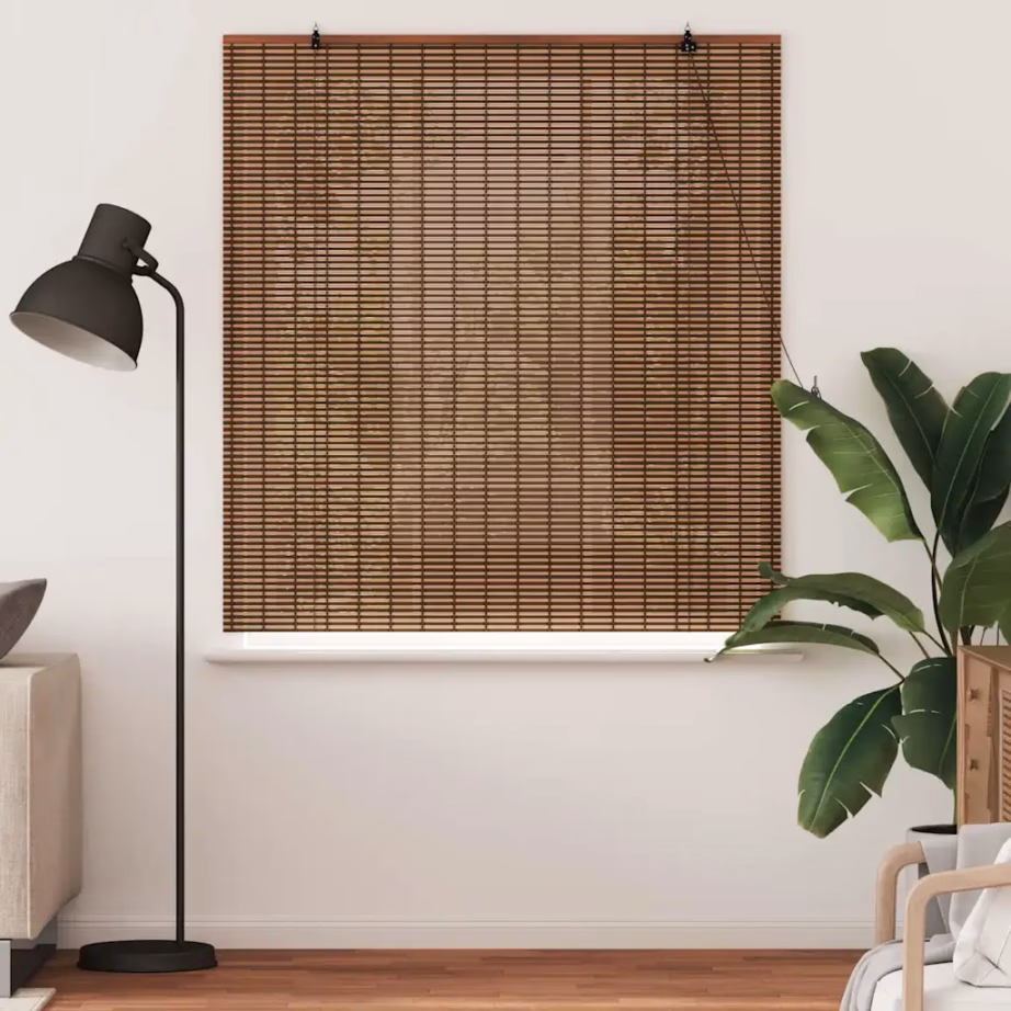 Bambusest rulookardin, pruun, 150 x 160 cm – 3