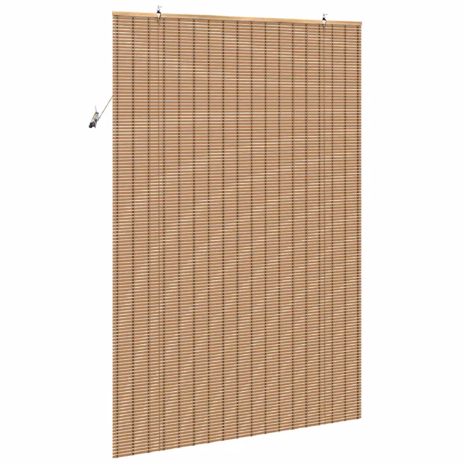 Naturaalset tooni bambusest rulookardin, 150 x 220 cm, siseruumidesse – 4