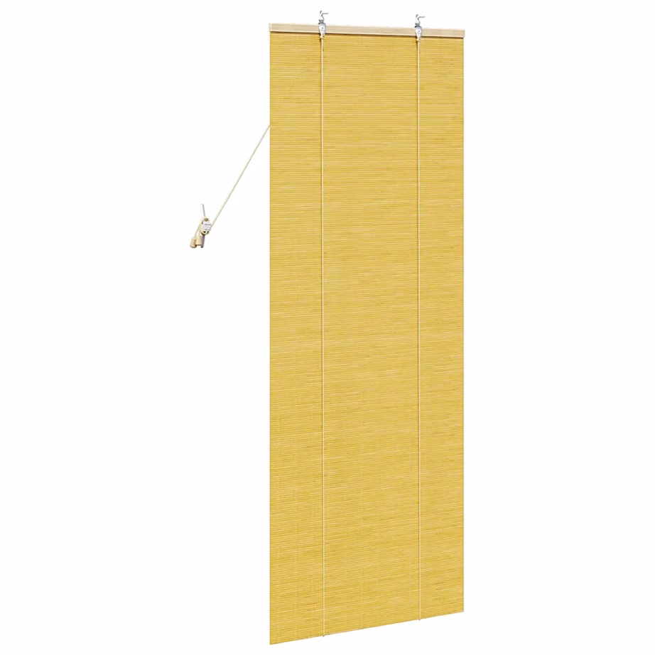 Bambusest rulookardin, kollane, 60 x 160 cm – 5