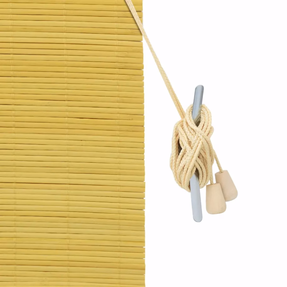 Bambusest rulookardin, kollane, 60 x 160 cm – 6