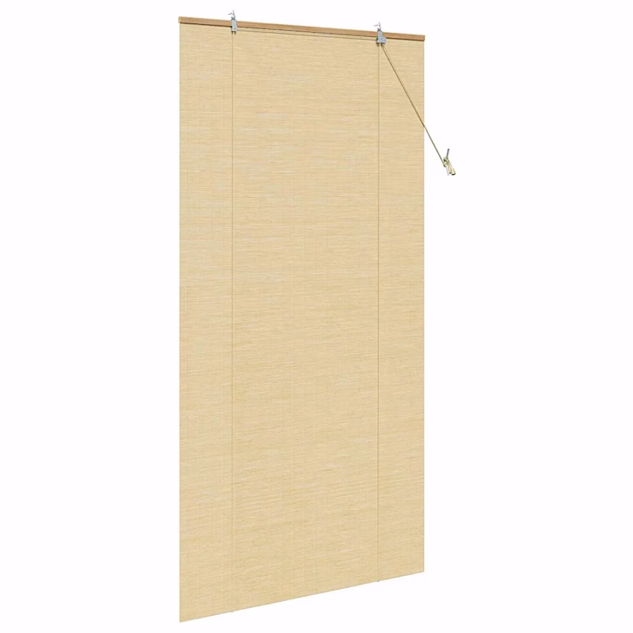 Bambusest rulookardin, looduslik toon, 100 x 220 cm – 4