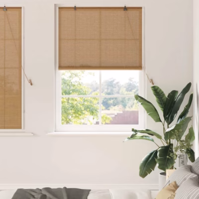 Bambusest rulookardin, pruun, 120 x 160 cm, siseruumidesse