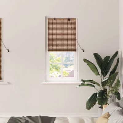 Bambusest rulookardin, pruun, 60 x 160 cm