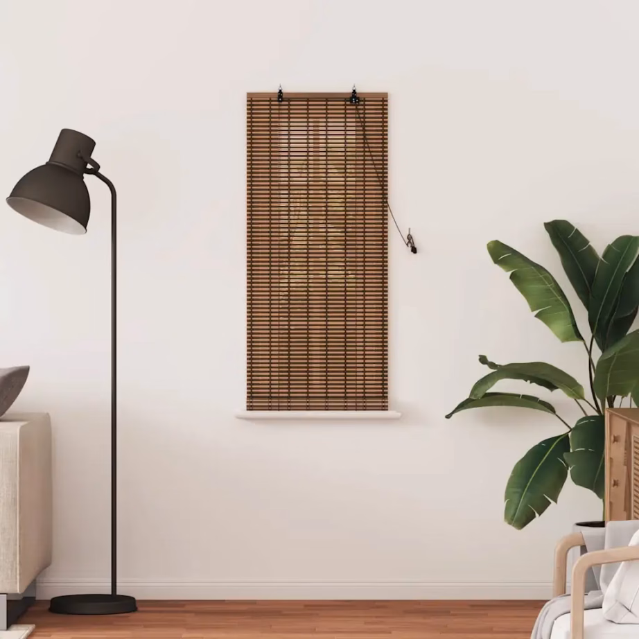 Bambusest rulookardin, pruun, 60 x 160 cm – 3