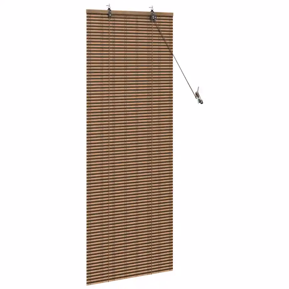 Bambusest rulookardin, pruun, 60 x 160 cm – 4