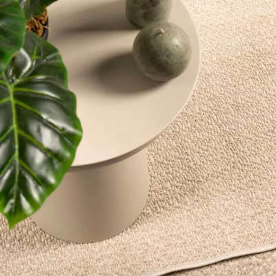 Õue- ja toavaip ZIZUR, džuudimustriga, beež, 140 x 200 cm