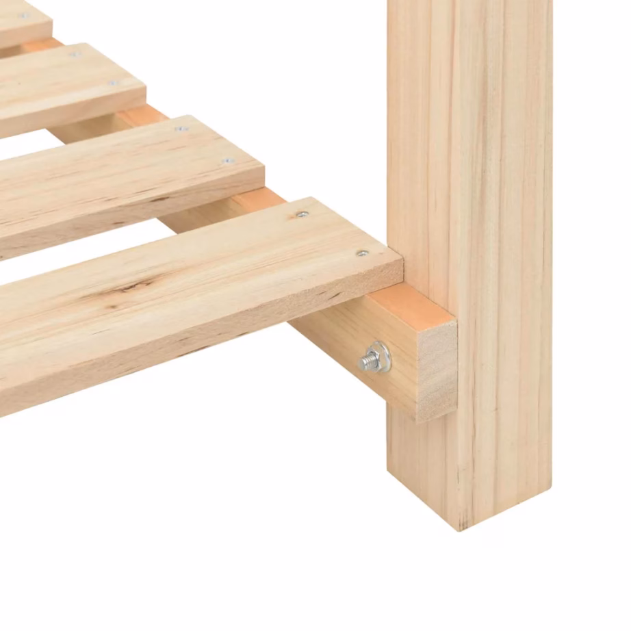 Aia istutuskast riiuliga, beež kuusepuit, 71 x 37 x 76,5 cm – 9