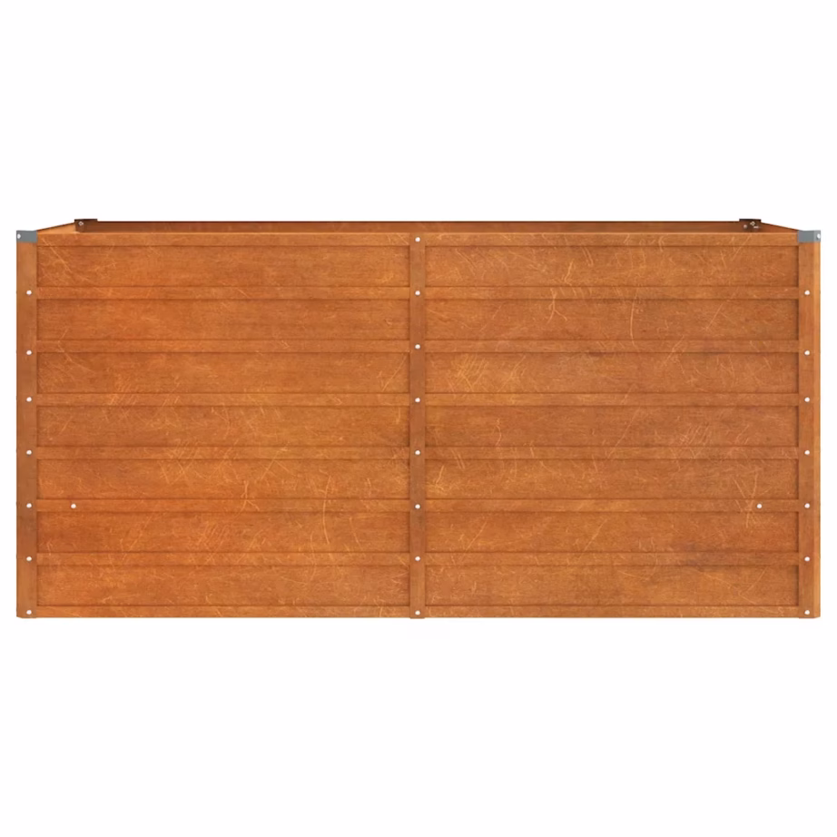Aia taimekast Corteni terasest, roostevärvi, 160 x 80 x 77 cm – 4