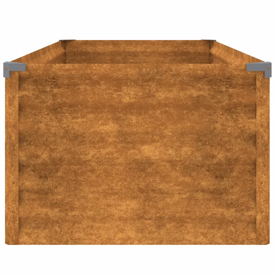 Corten-terasest aiapeenar, roostepruun, 100 x 50 x 36 cm – 5