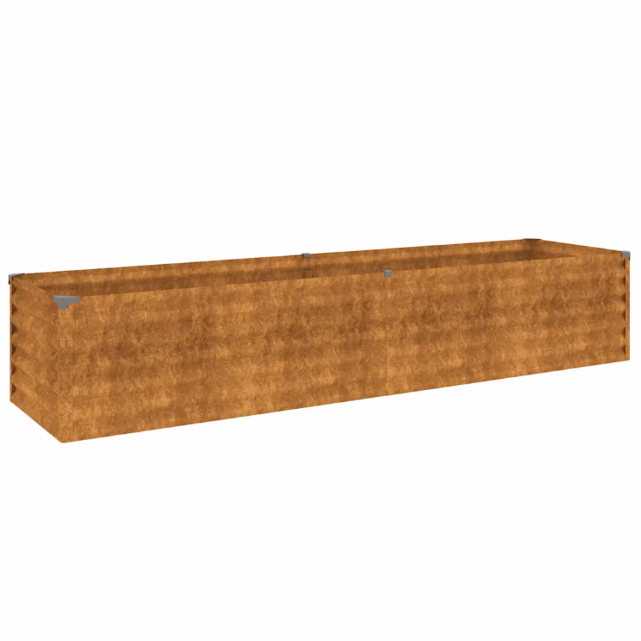Corten-terasest aiapeenar 194 x 50 x 36 cm, roostepruun – 2