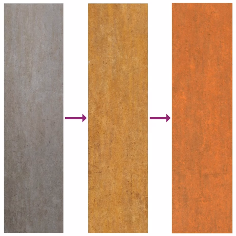 Corten-terasest taimekast, roostevärvi, 240 x 40 x 45 cm – 6