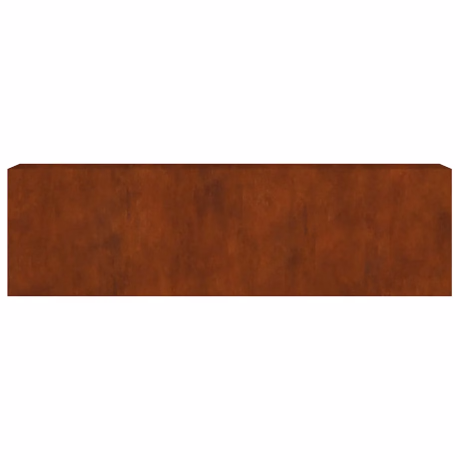 Corten-terasest taimekast, roostes, 280 x 40 x 80 cm – 4
