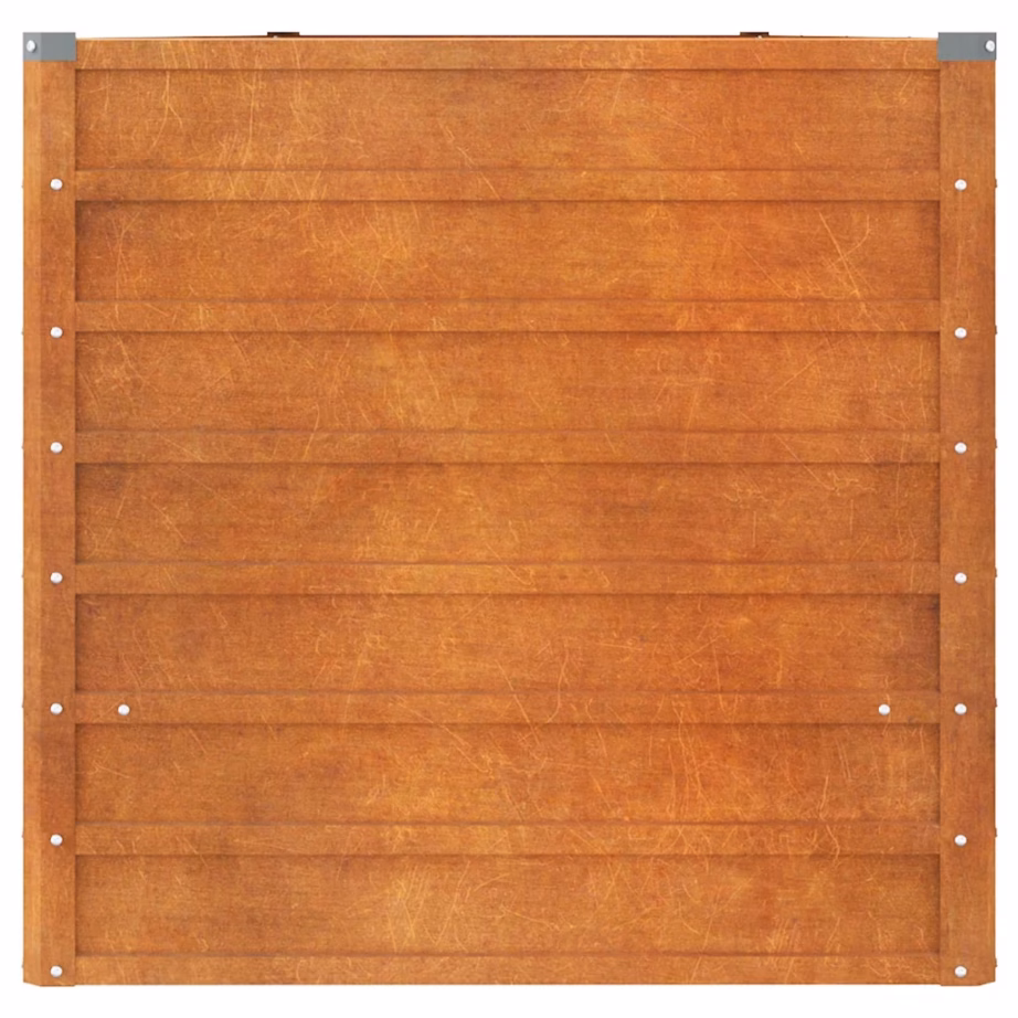 Aia taimekast Corteni terasest, roostevärvi, 400 x 80 x 77 cm – 5