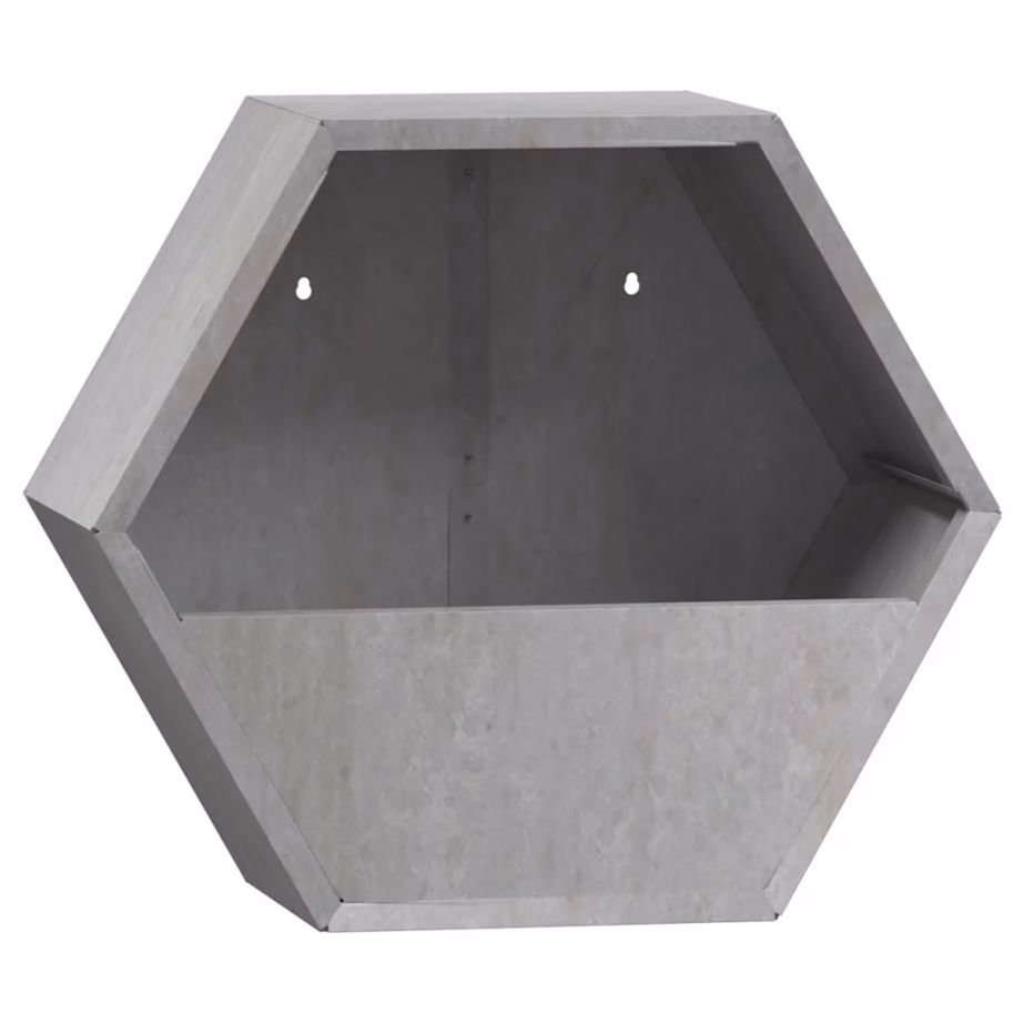 Seinale kinnitatavad taimekastid, 2 tk, roostes Corteni teras, 30 x 10 x 25 cm – 4