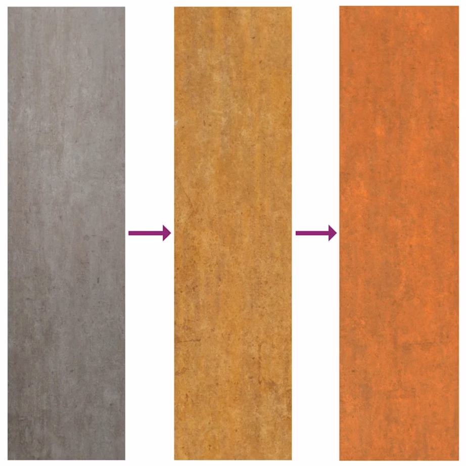 Corteni terasest roostevärvi taimekast, 100 x 100 x 45 cm – 5