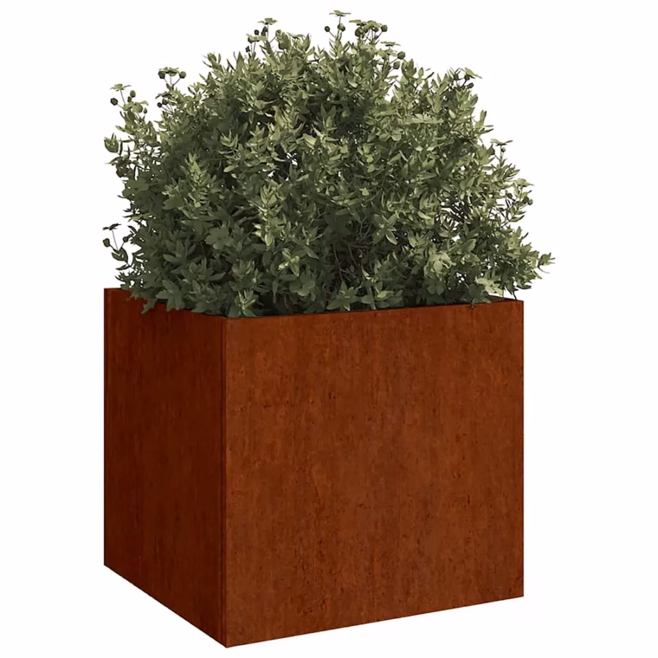 Corteni terasest taimekast, roostekarva, 32 x 30 x 29 cm – 3