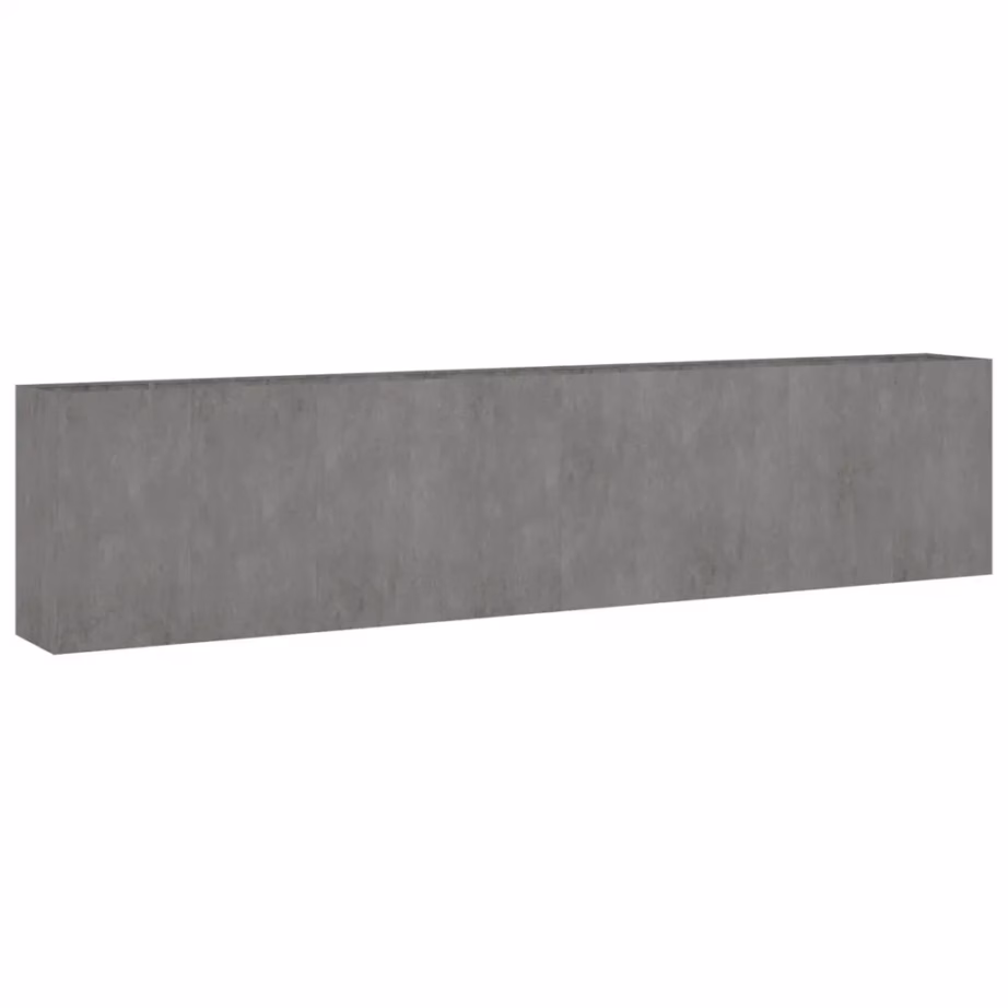 Aia taimekast Corteni terasest, roostes, 360 x 40 x 80 cm – 3