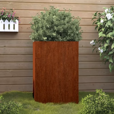 Corteni terasest roostes taimekast, 42 x 38 x 75 cm