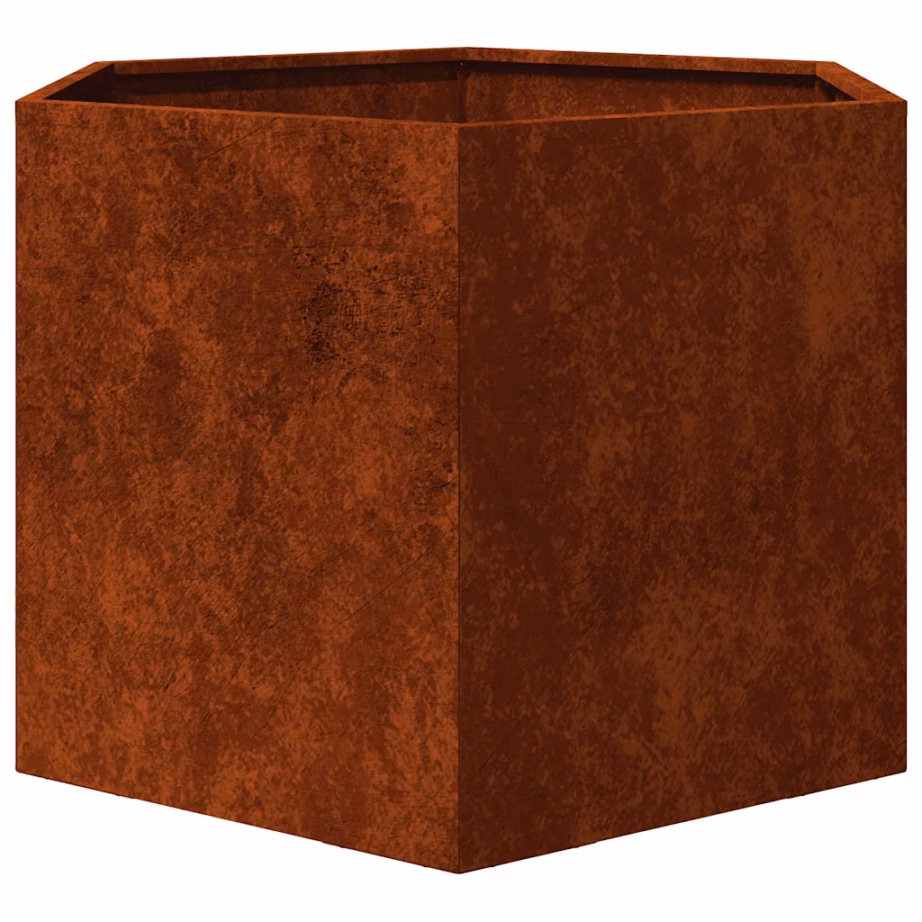Corteni terasest taimekast, roostevärvi, 60 x 60 x 45 cm – 5