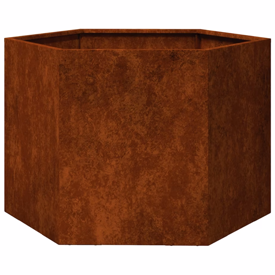 Corteni terasest taimekast, roostevärvi, 60 x 60 x 45 cm – 7