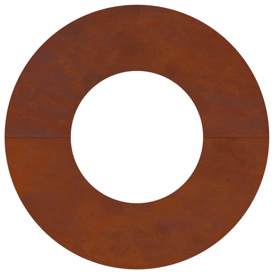 Dekoratiivne lame terasest puurõngas, pruun, Ø30/60 cm – 5