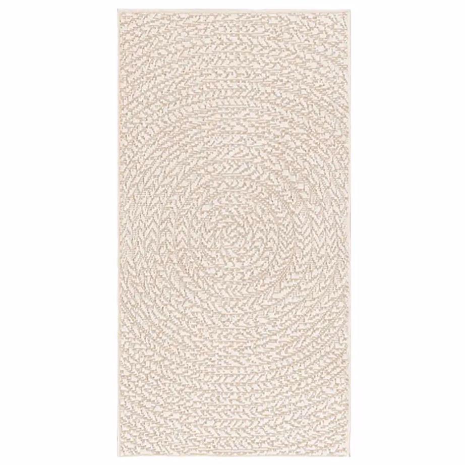 Džuudimustriga õue- ja toavaip ZIZUR, kreemjas, 60 x 110 cm, polüpropüleen – 3