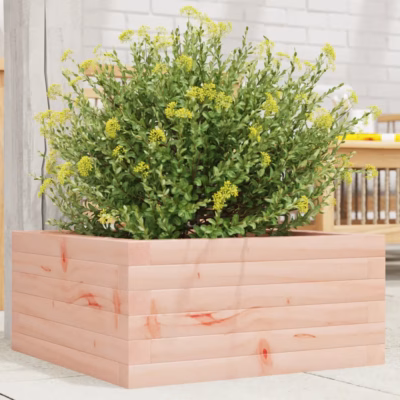 Ebatsuugapuidust aia taimekast avatud põhjaga, pruun, 50 x 50 x 23 cm