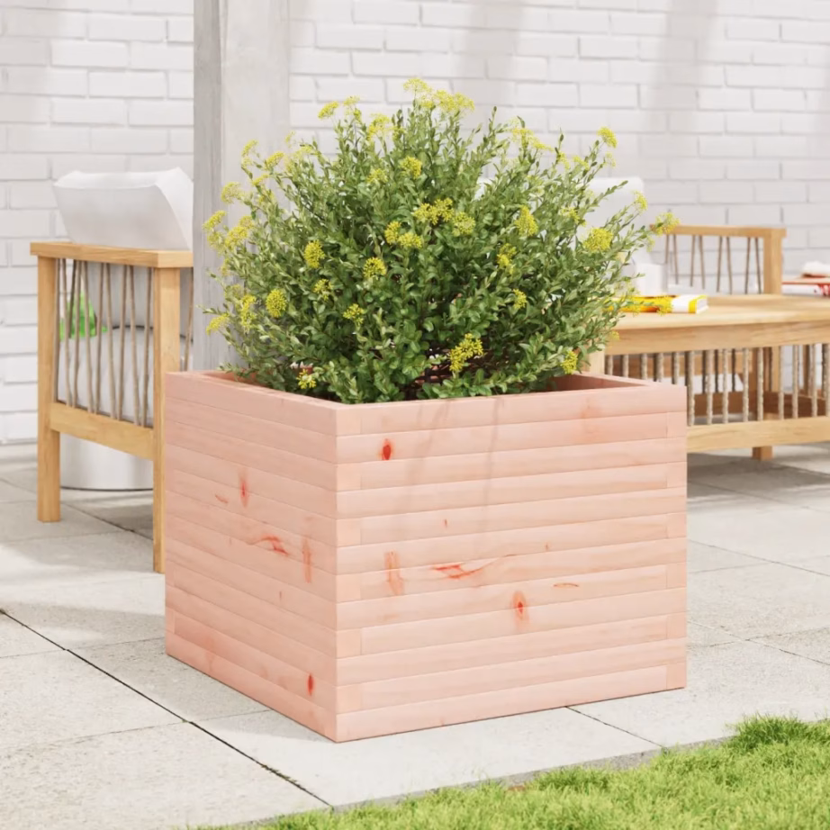 Puidust aia taimekast, 60 x 60 x 46 cm, töötlemata ebatsuugapuidust – 3
