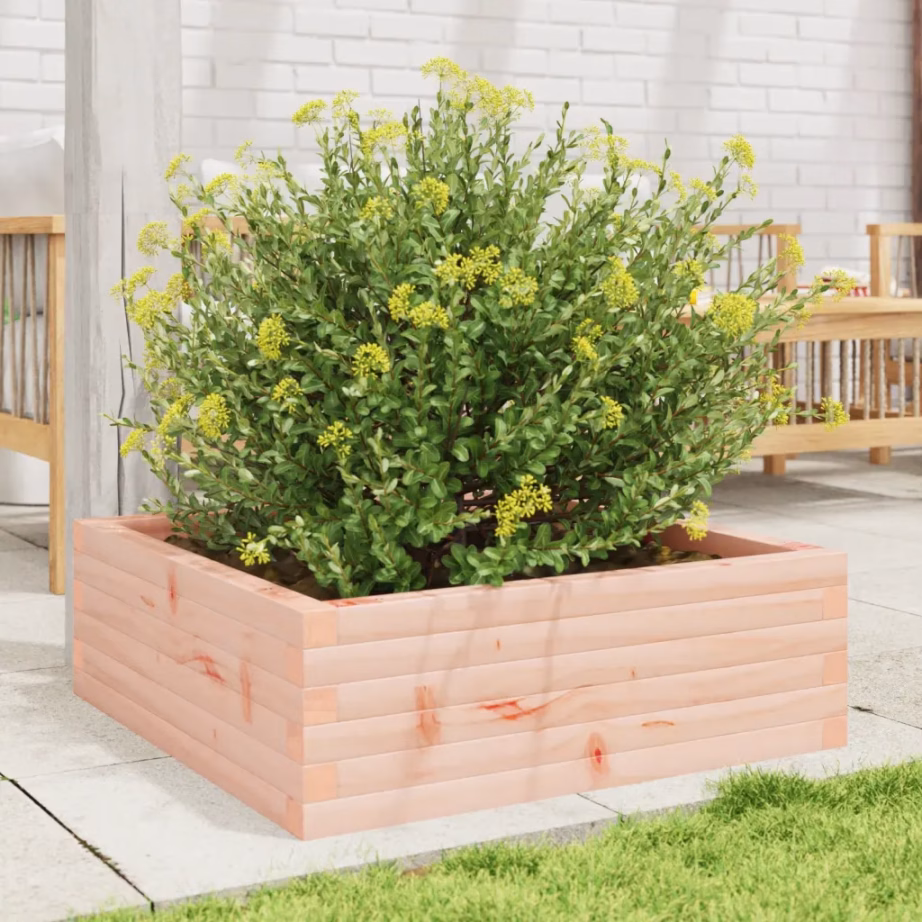 Ebatsuugapuidust aia taimekast, 70 x 70 x 23 cm – 3