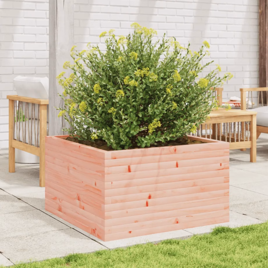 Aia taimekast ebatsuugapuidust, pruun, 80 x 80 x 45,5 cm – 3