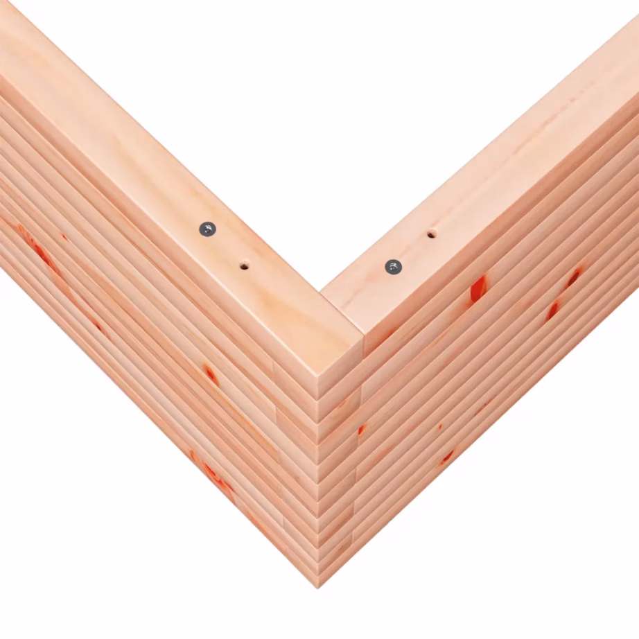 Aia taimekast ebatsuugapuidust, pruun, 80 x 80 x 45,5 cm – 8