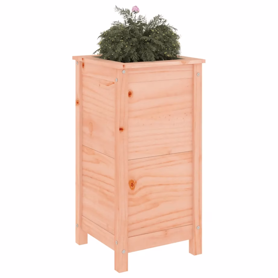 Kõrge puidust taimekast ebatsuuga puidust, 40 x 40 x 78 cm – 3