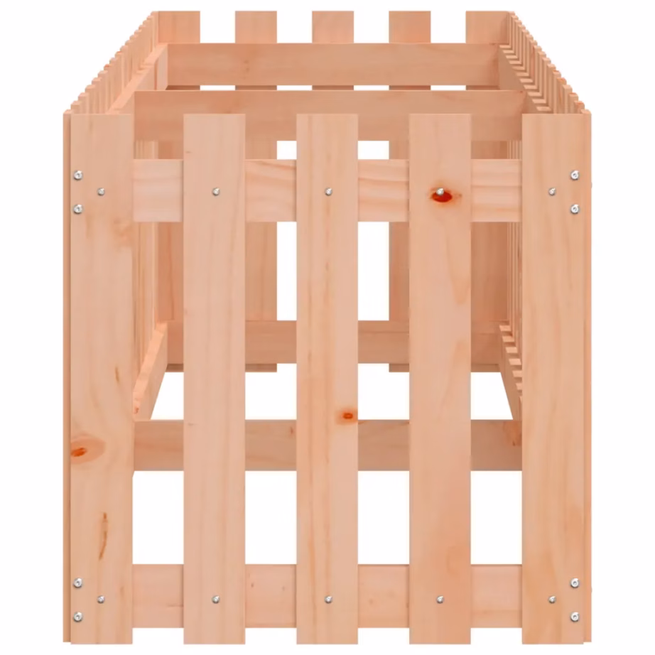 Ebatsuugapuidust kõrgendatud taimelava, pruun, 200 x 50 x 50 cm – 6