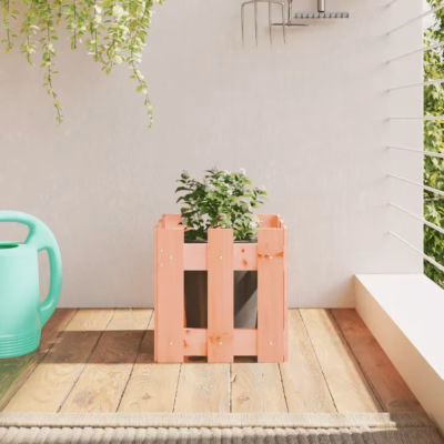 Aia taimekast ebatsuugapuidust, 30 x 30 x 30 cm, pruun