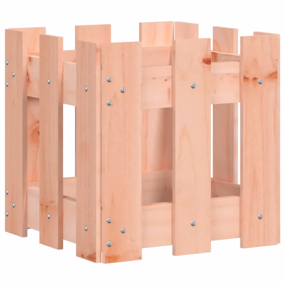 Aia taimekast ebatsuugapuidust, 30 x 30 x 30 cm, pruun – 4