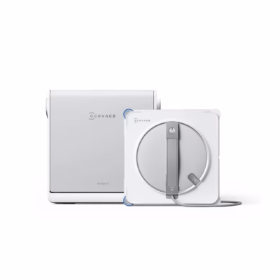 valge Ecovacs aknapesurobot WINBOT W2S OMNI ja jaam