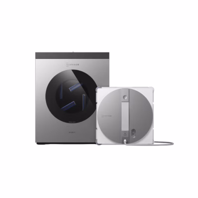 Ecovacs WINBOT W3 aknapesurobot OMNI jaamaga eestvaade