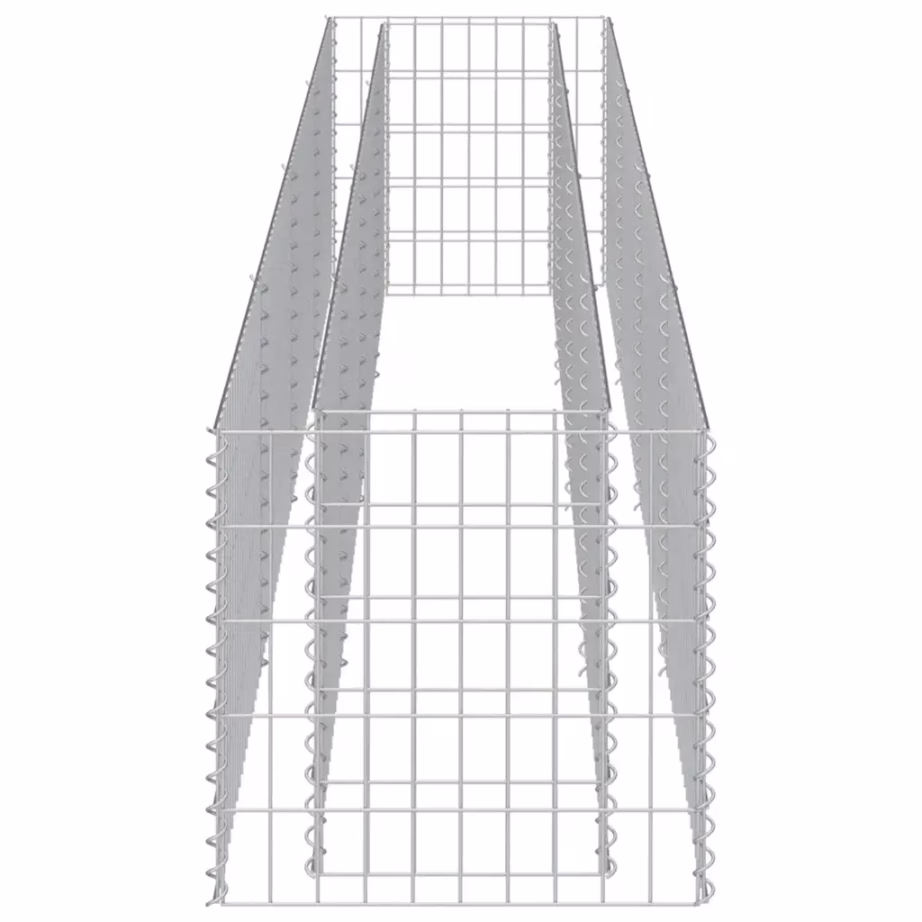 Gabioon-taimelava peenrapiirdeks, tsingitud teras, 360 x 50 x 50 cm – 6