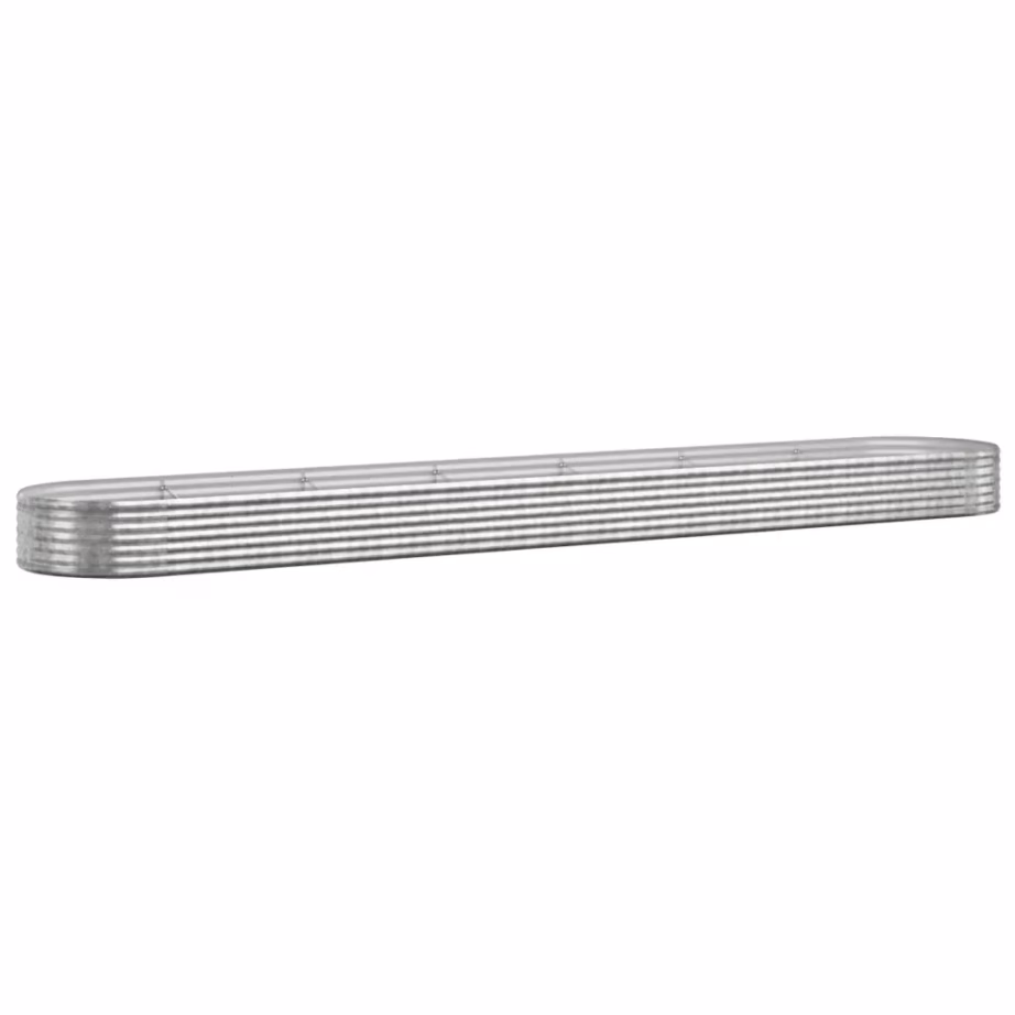 Aia taimelava galvaniseeritud terasest, hõbedane, 544 x 100 x 36 cm – 2