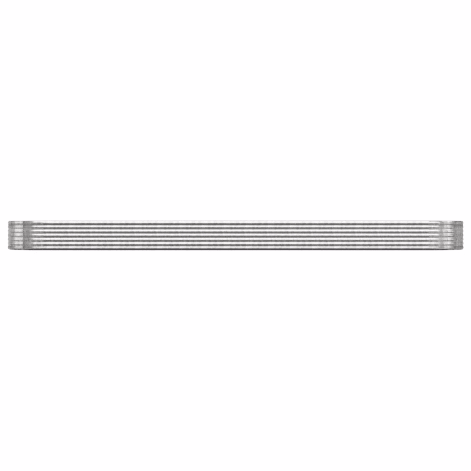 Aia taimelava galvaniseeritud terasest, hõbedane, 544 x 100 x 36 cm – 3