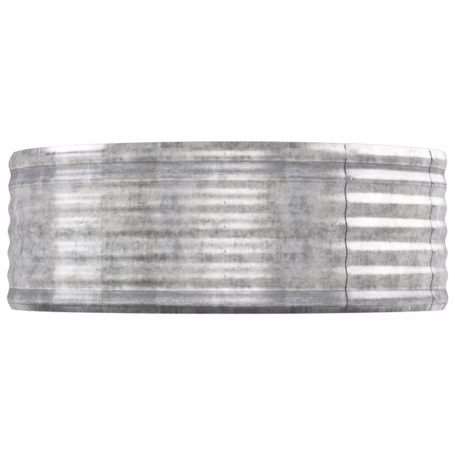 Aia taimelava galvaniseeritud terasest, hõbedane, 544 x 100 x 36 cm – 4