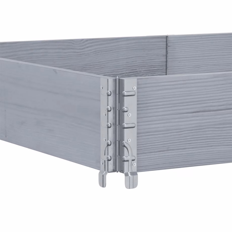 Virnastatav hall männipuidust aia taimekast tsingitud nurkadega, 150 x 100 x 41 cm – 5