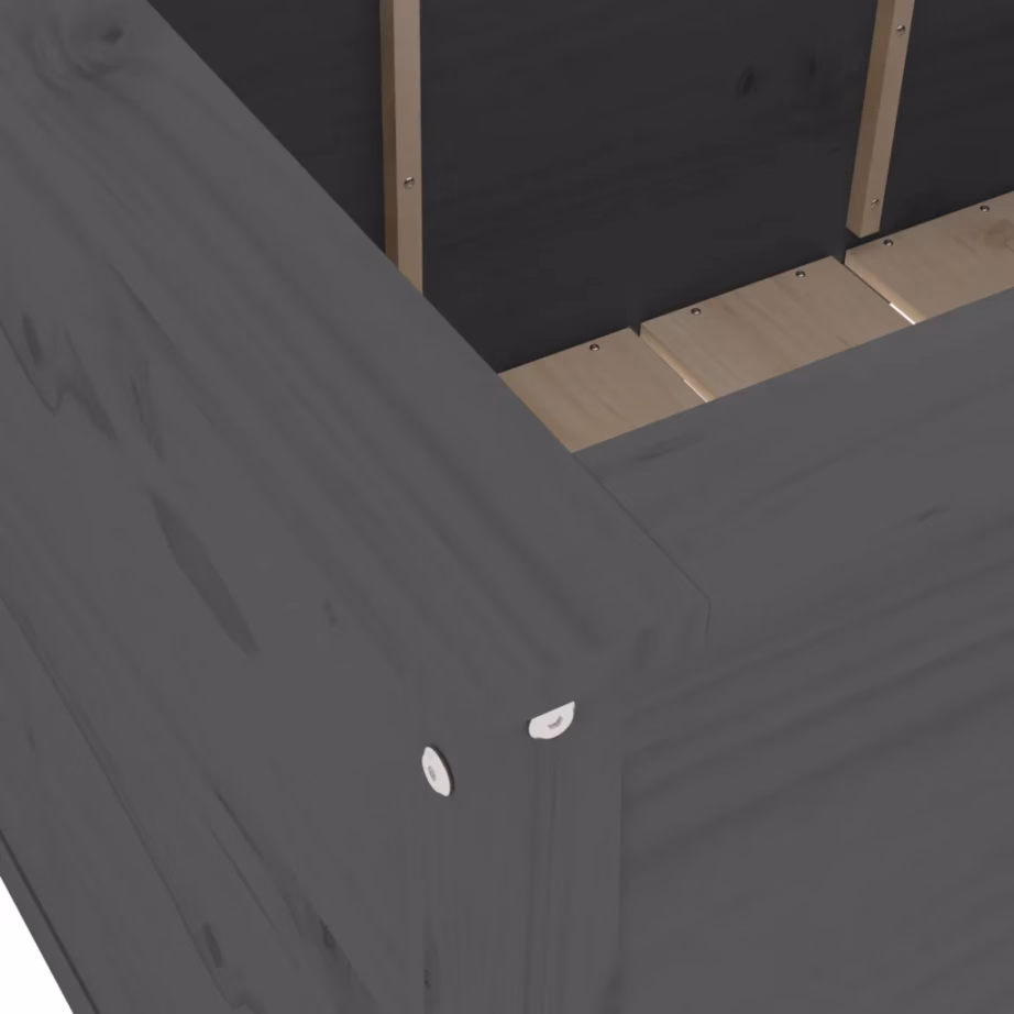 Hall männipuidust kõrgendatud aia taimelava 119,5 x 82,5 x 78 cm – 7