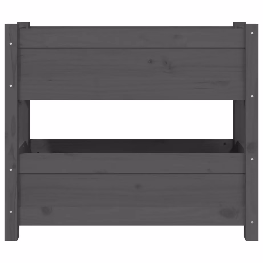 Hall männipuidust kahetasandiline taimekast, 77 x 25 x 66 cm – 5